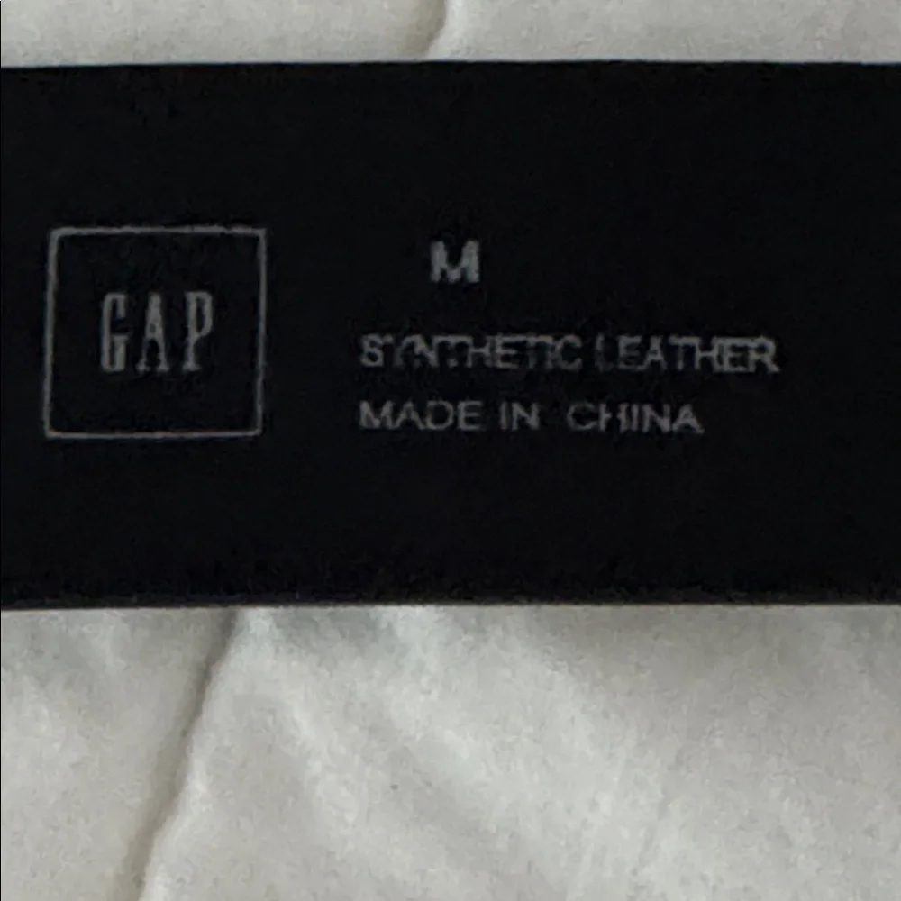 GAP Black Synthetic Leather Belt